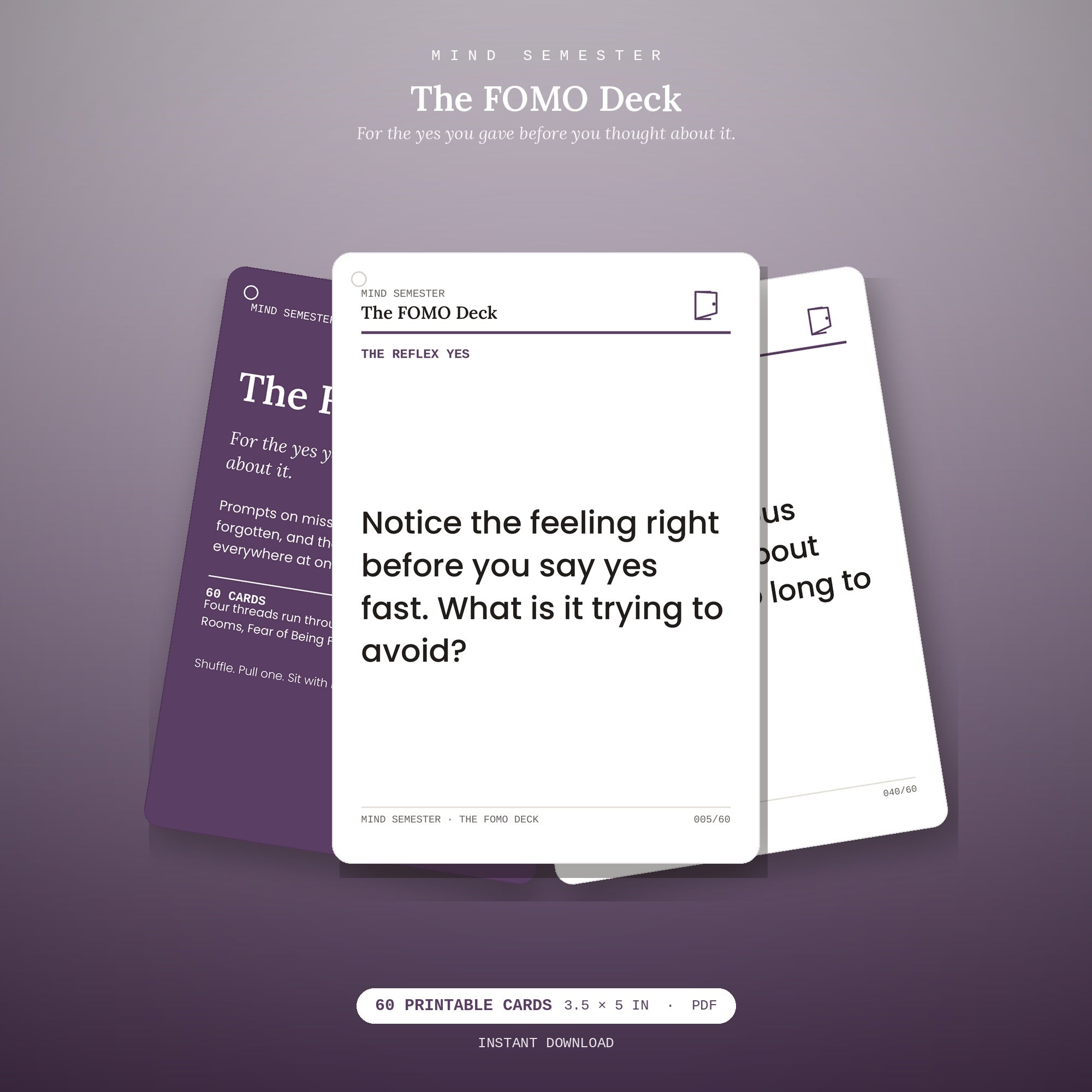FOMO Deck