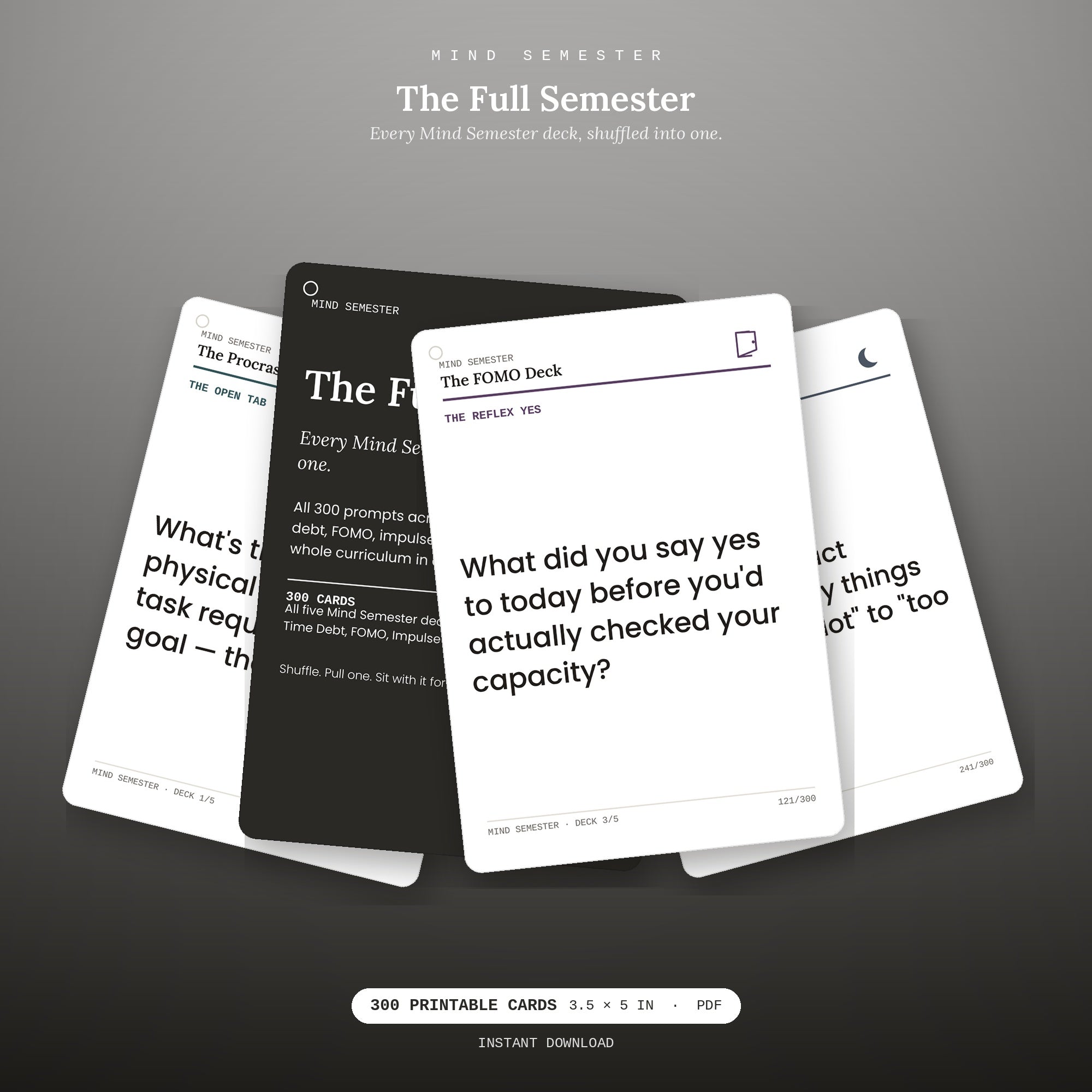 The Full Semester