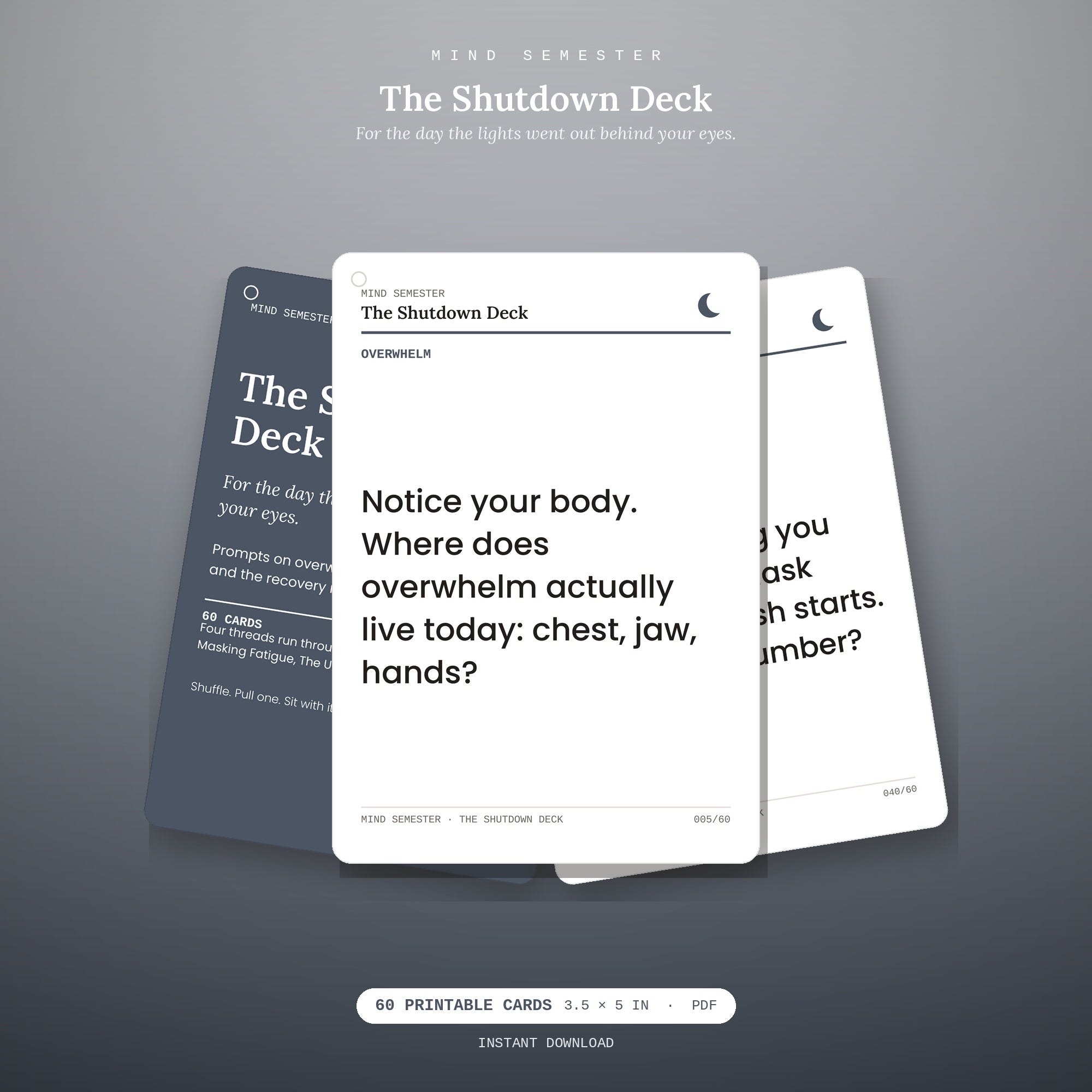 Shutdown Deck