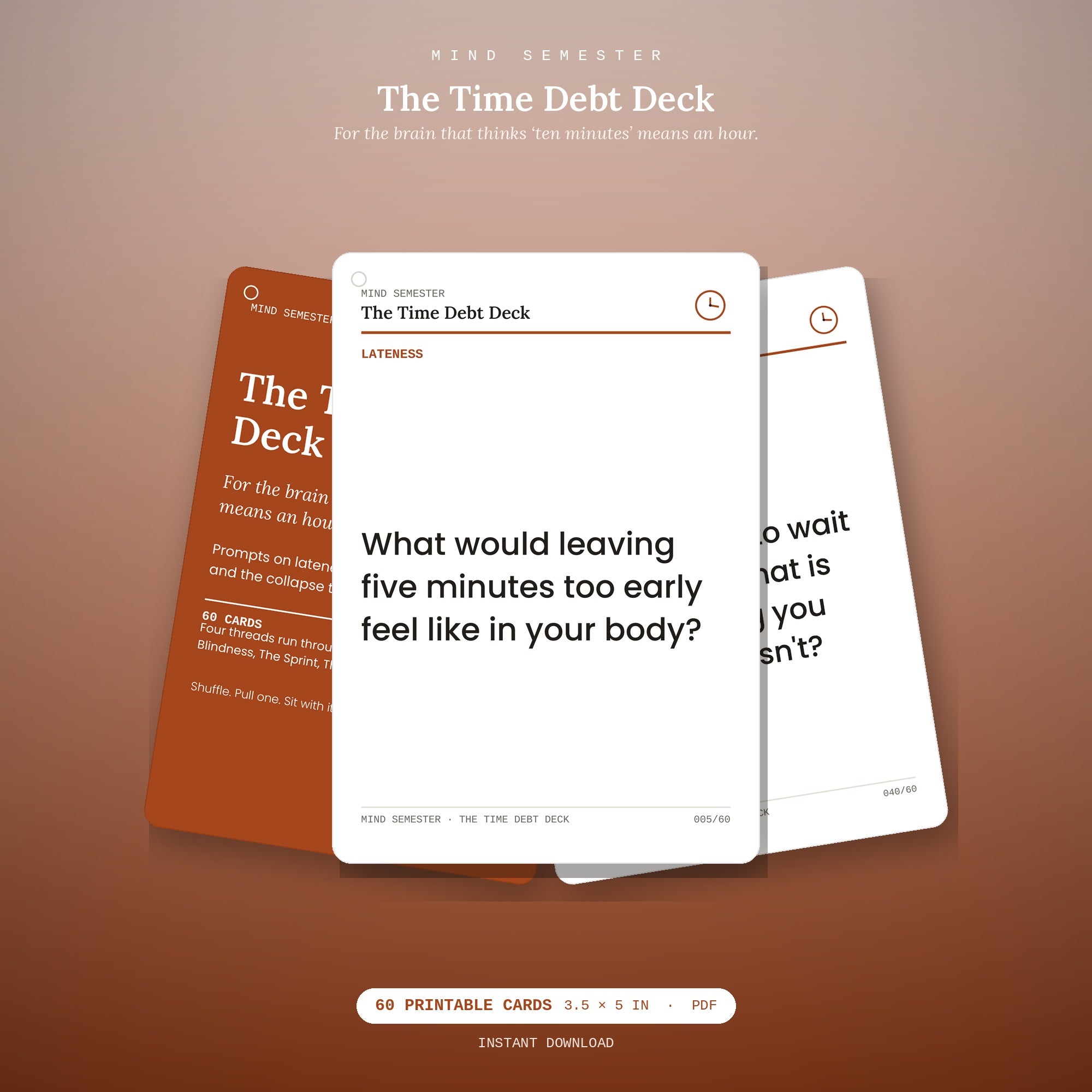 Time Debt Deck